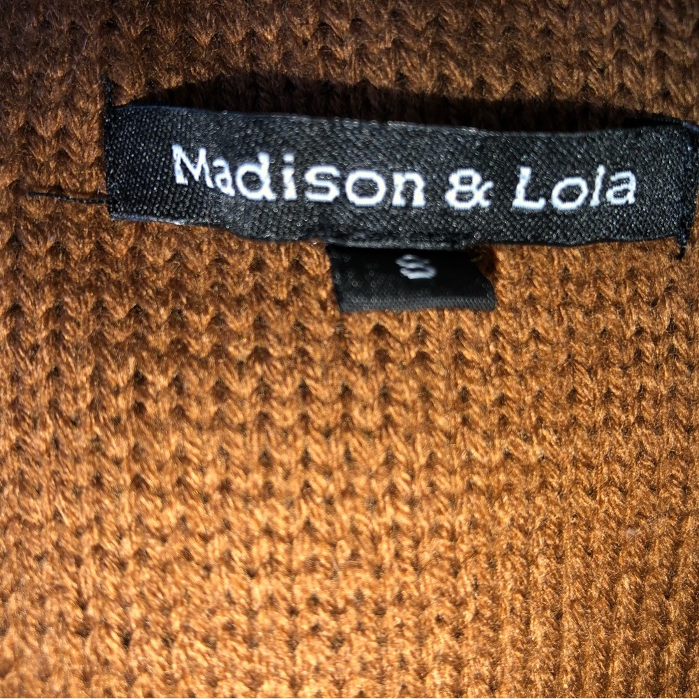 Madison & Lola Faux Suede and Knit Sweater Jacket. Size S. - Picture 6 of 8